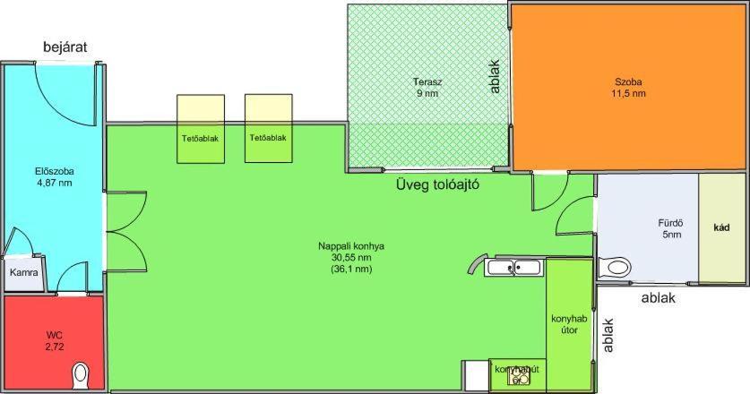 Hb Downtown Sunny Apartman Budapest Eksteriør billede